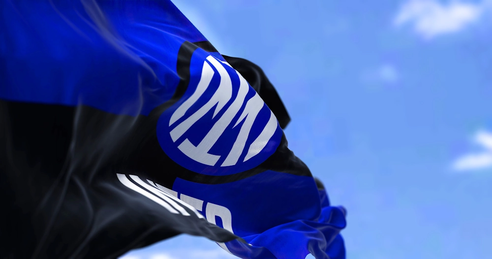 Bandera de Inter Milan