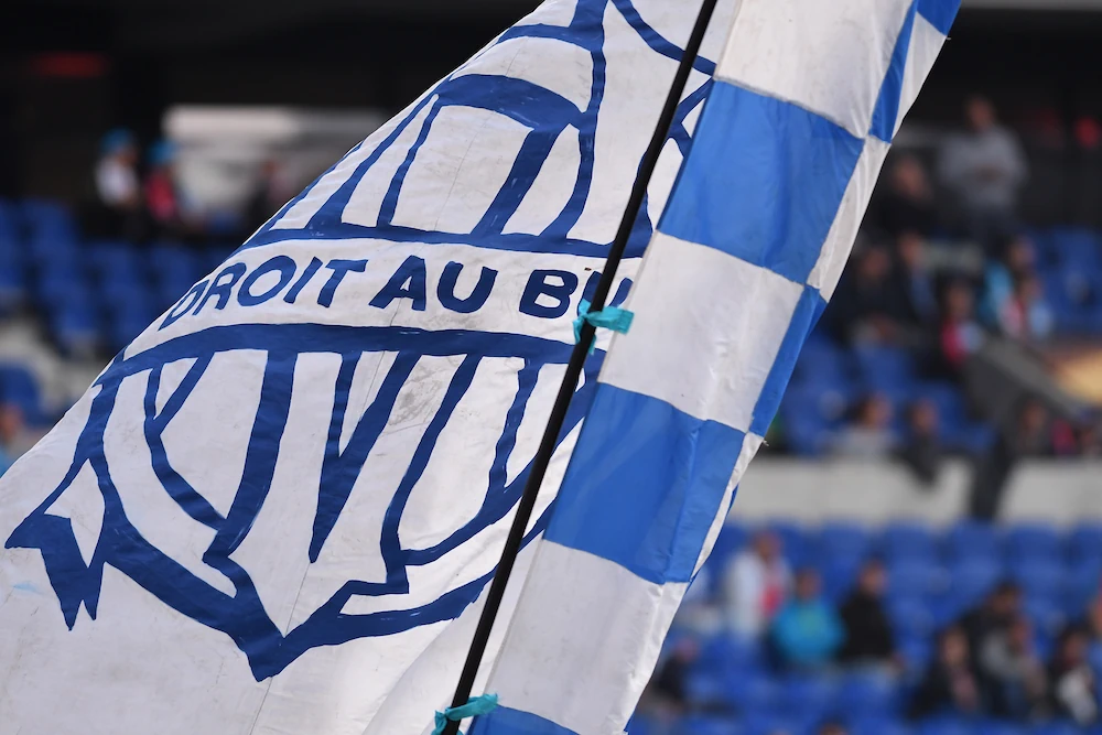Bandera de Olympique de Marsella