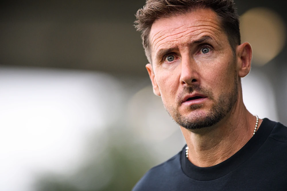 Primer plano de Miroslav Klose