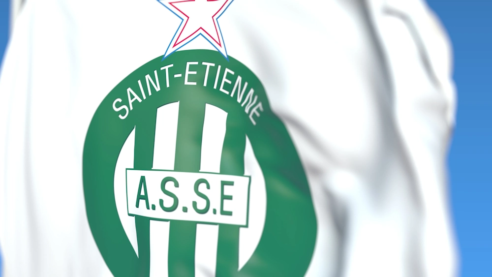 Bandera del Saint Etienne